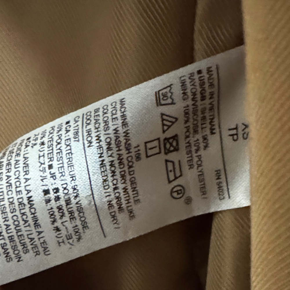 Banana Republic Soft Trench Coat - Picture 3 of 3